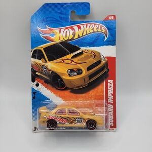 Hot Wheels Subaru Impreza Thrill Racers Volcano 11 Diecast Car 204/244 NIP